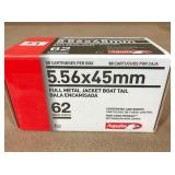50 rnds 5.56x45mm  62 gr  FMJ BT
