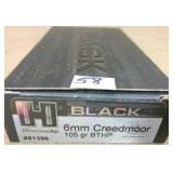 20 rnds 6mm Creedmoor 105 gr BT HP