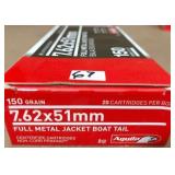 20 rnds 7.62x51mm 150 gr FMJ BT