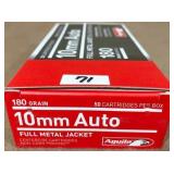 50 rnds 10mm 180 gr  FMJ