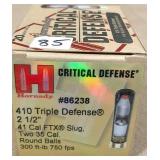 20 rnds  410 ga Triple Defense 2.5"