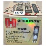 20 rnds  410 ga Triple Defense 2.5"