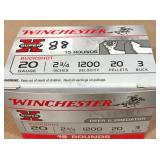 15 rnds  20 ga  2.75"  #3 Buck