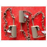 3 new dog proof coon traps