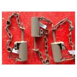 3 new dog proof coon traps