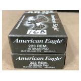 40 rnds 223 Rem  55 gr FMJ