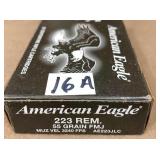 20 rnds 223 Rem  55 gr  FMJ