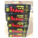 100 rnds 223 Rem  55 gr FMJ