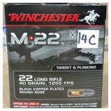500 rnds 22 LR  40 gr