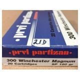 20 rnds 300 Win  180 gr