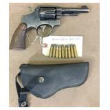 S & W 32-20 CTG, 9 bullets & holster SN119200 S & W 32-20 CTG, 9 bullets & holster SN119200