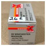 50 rnds 22 win Mag 40 gr hollow pt 50 rnds 22 win Mag 40 gr hollow pt