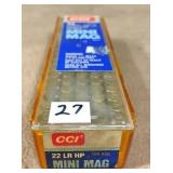 100 rnds 22LR HP Mini Mag 100 rnds 22LR HP Mini Mag