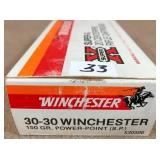 20 rnds 30-30 Win 150 gr PP SP 20 rnds 30-30 Win 150 gr PP SP