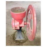 corn grinder model 3 - 20'Tall w/ 7' hopper corn grinder model 3 - 20'Tall w/ 7' hopper