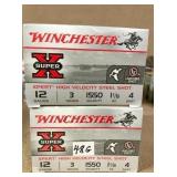 50 rnds 12 ga 4 shot 3' 50 rnds 12 ga 4 shot 3'