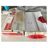 2 boxes of can liners: 1 box small, 1 box large 2 boxes of can liners: 1 box small, 1 box large