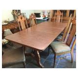 Garrison dining table & 6 chairs