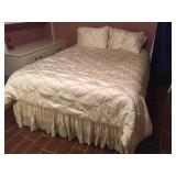 Hollywood frame, mattress, box springs & covers