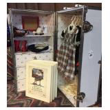 American Girl Doll Steamer trunk  & clothes