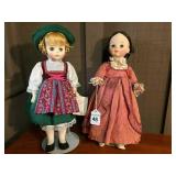 Heidi & ?  Madame Alexander  Dolls