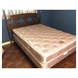 bedframe, mattress 53x74 & box springs