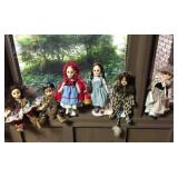 6 Effanbee Dolls