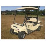 golf cart & charger. 2 yr old batteries. runs good