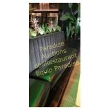One Dining Height Black booth