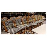 16 Wicker Bar stools BAR  HEIGHT
