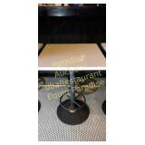 Bar Table SET of (4) w bar heigh base round w foot