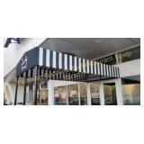 Awning - black  -- metal black