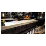 Bar Top white quartz 28 x 14 in & BACK PIECE