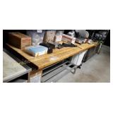 Butcher block table