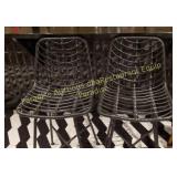 Black Bar stool set of 2