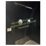 KITCHEN SWING DOORS BLACK w window