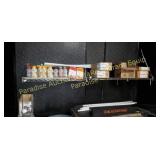 wall shelves chrome 4 ft  (two )