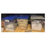 Three Containers: salt/ pepper 22 qt