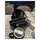 Coffee MUGS Place to Be - black ceramic