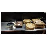 Cast Iron Fry pans and All Wood/metal Servers