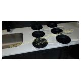 Cast Iron Pan  8 in - (6)  Enamel outter