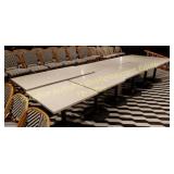 One DOZEN DINING TABLES