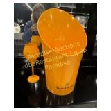 Champagne bucket and plastic cup