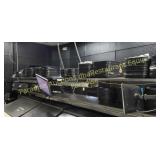 Overshelf stainless steel with 2 shelves 2 heat