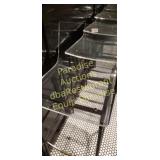 Set of 5 Plastic Clear Bar stools