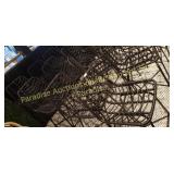 Bar Stools  16 Pieces Black Birds Net Style