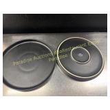 ROUND PLATES CHINA Black  SET OF 34+ black