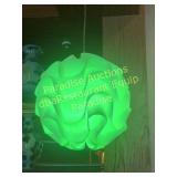 Plastic White Light with Green Bulb