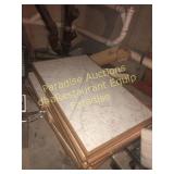 Wood Edged Table 30x48 with White Laminate Wood Edged Table 30x48 with White Laminate