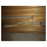 Wood Edge Table with White Inlay - Two Top Wood Edge Table with White Inlay - Two Top
